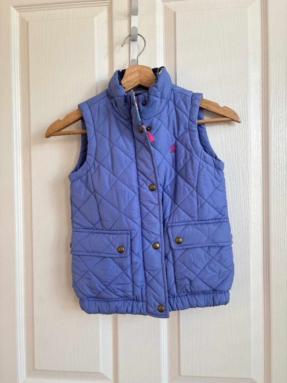 Joules Girl's Jnr Silvan Gilet Purple Size 6Y NWOT